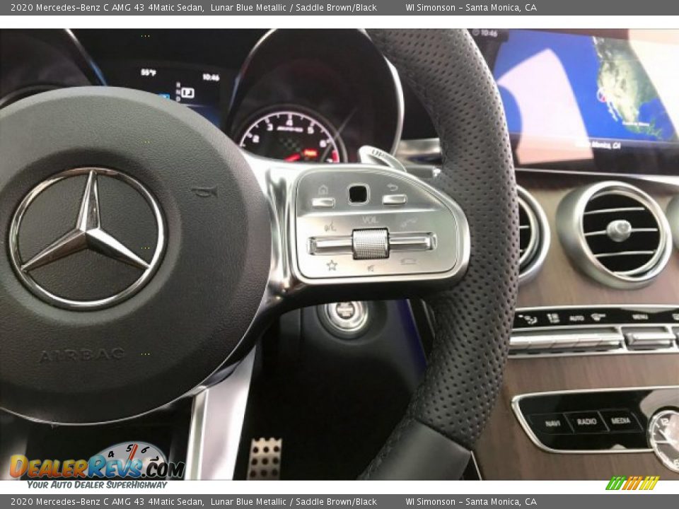 2020 Mercedes-Benz C AMG 43 4Matic Sedan Steering Wheel Photo #19