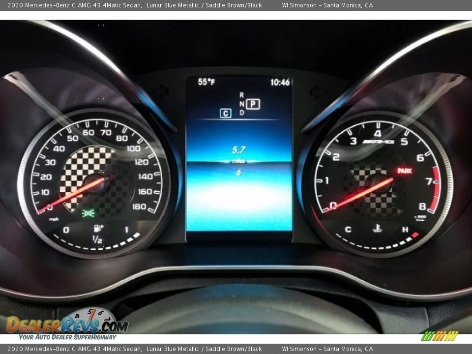 2020 Mercedes-Benz C AMG 43 4Matic Sedan Gauges Photo #20