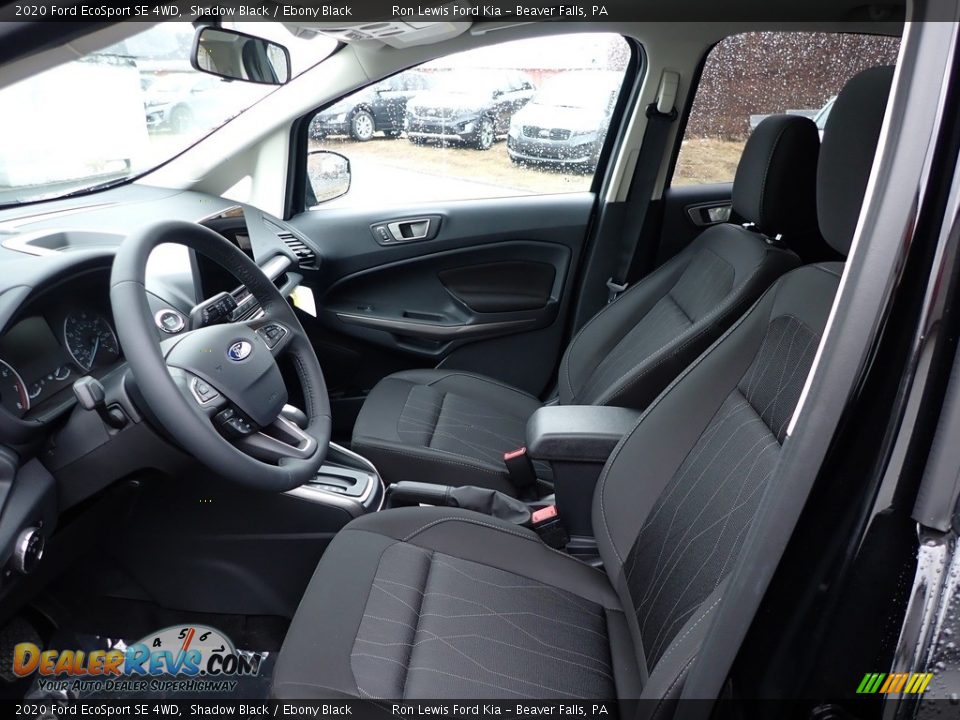2020 Ford EcoSport SE 4WD Shadow Black / Ebony Black Photo #14