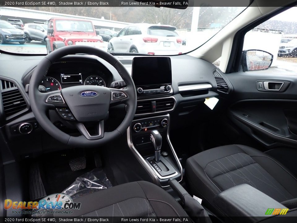 2020 Ford EcoSport SE 4WD Shadow Black / Ebony Black Photo #16