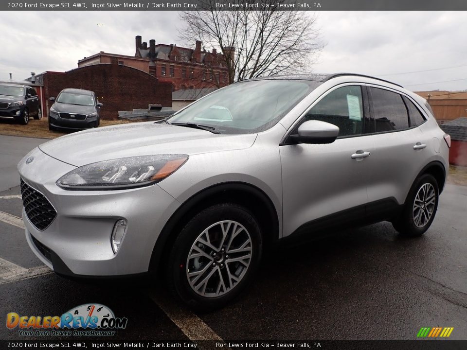 2020 Ford Escape SEL 4WD Ingot Silver Metallic / Dark Earth Gray Photo #7