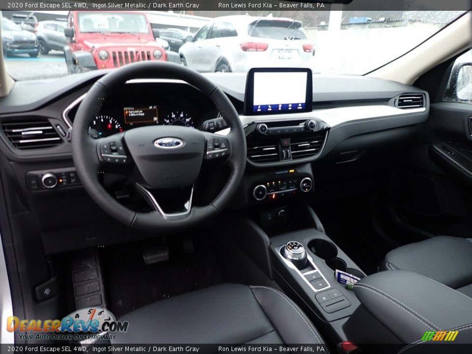 Dashboard of 2020 Ford Escape SEL 4WD Photo #15