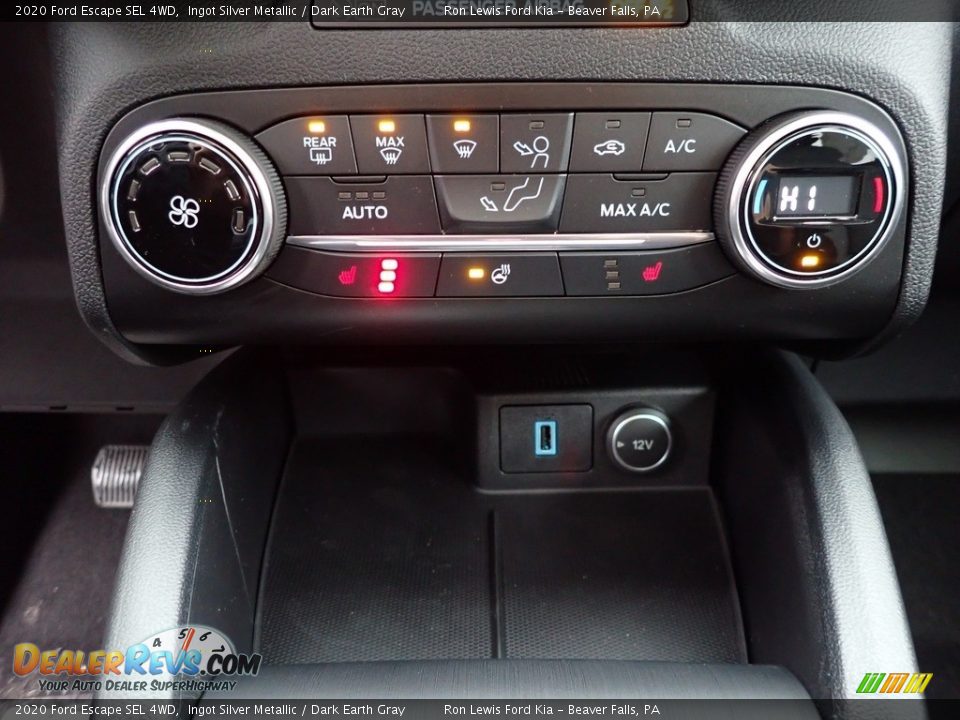 Controls of 2020 Ford Escape SEL 4WD Photo #18