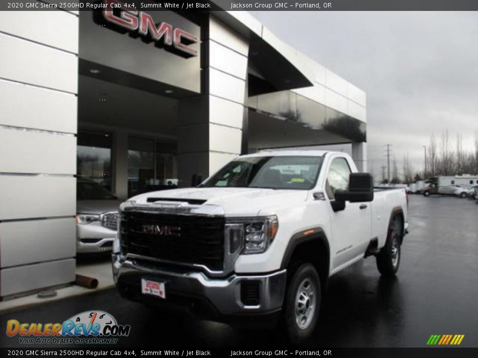 2020 GMC Sierra 2500HD Regular Cab 4x4 Summit White / Jet Black Photo #1