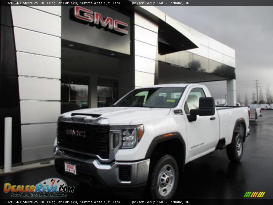 2020 GMC Sierra 2500HD Regular Cab 4x4 Summit White / Jet Black Photo #1