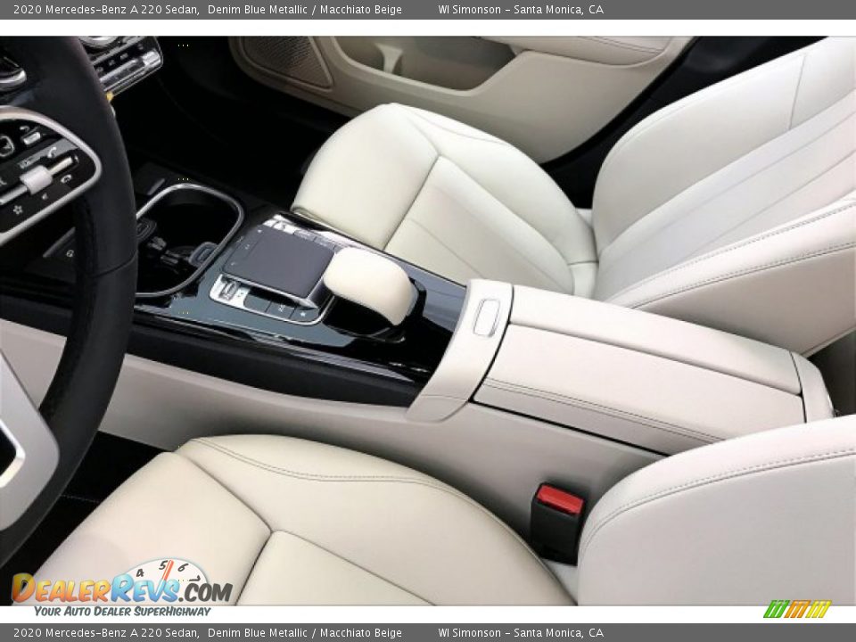 2020 Mercedes-Benz A 220 Sedan Denim Blue Metallic / Macchiato Beige Photo #7
