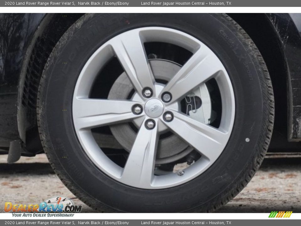 2020 Land Rover Range Rover Velar S Narvik Black / Ebony/Ebony Photo #7