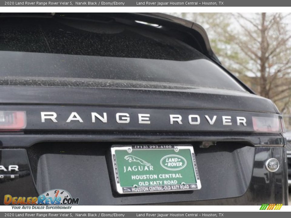 2020 Land Rover Range Rover Velar S Narvik Black / Ebony/Ebony Photo #8