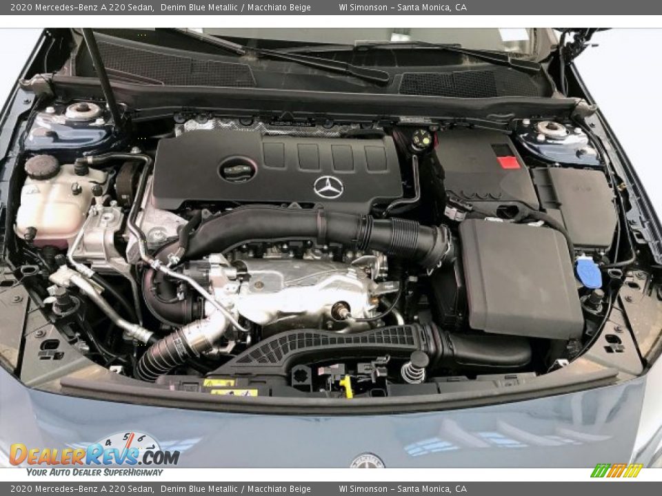 2020 Mercedes-Benz A 220 Sedan Denim Blue Metallic / Macchiato Beige Photo #8