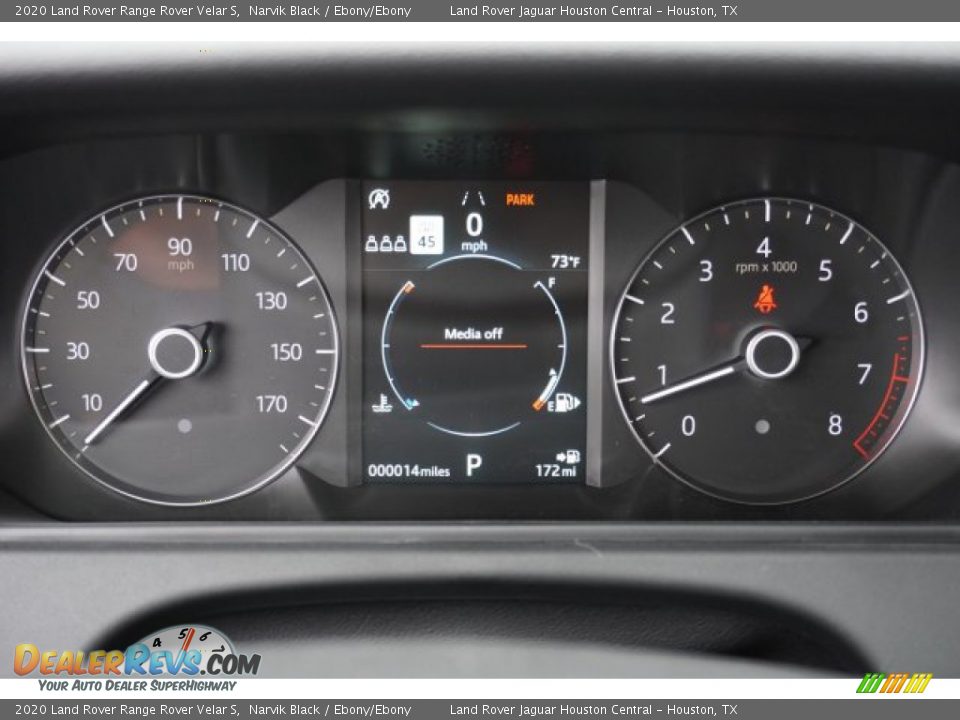 2020 Land Rover Range Rover Velar S Narvik Black / Ebony/Ebony Photo #13
