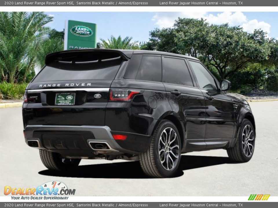 2020 Land Rover Range Rover Sport HSE Santorini Black Metallic / Almond/Espresso Photo #4