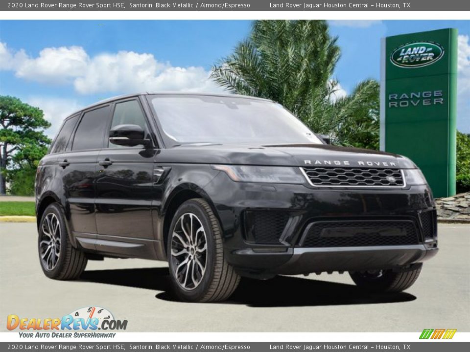 2020 Land Rover Range Rover Sport HSE Santorini Black Metallic / Almond/Espresso Photo #5