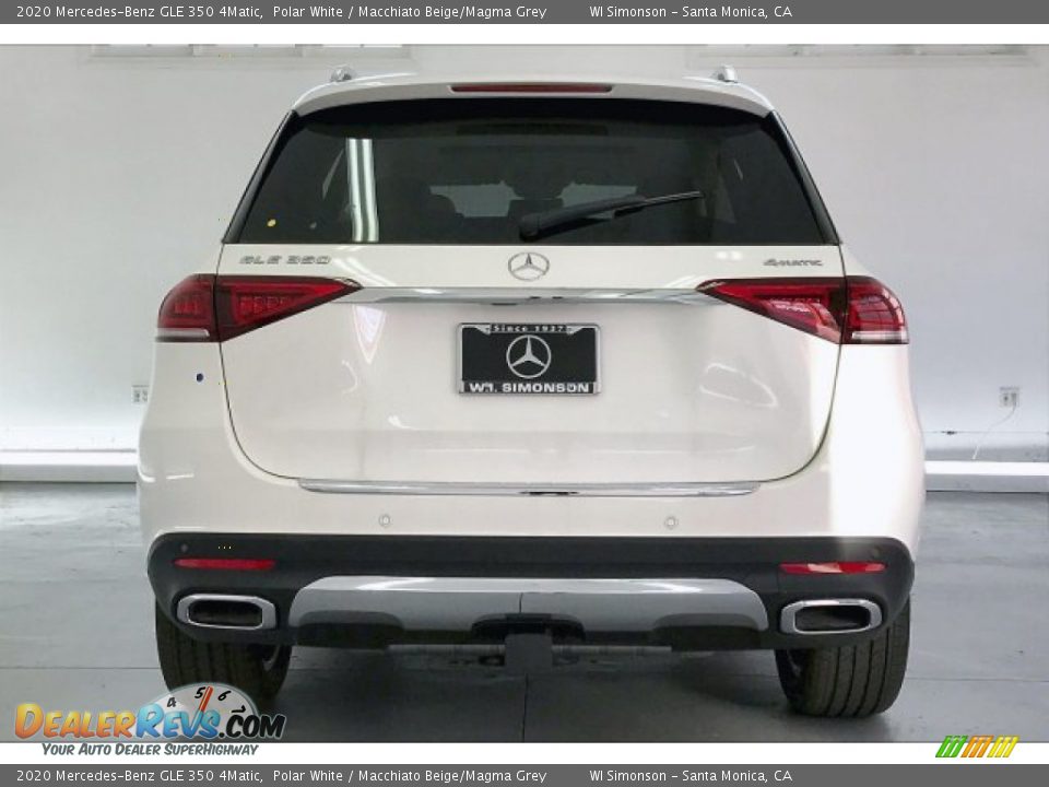 2020 Mercedes-Benz GLE 350 4Matic Polar White / Macchiato Beige/Magma Grey Photo #3