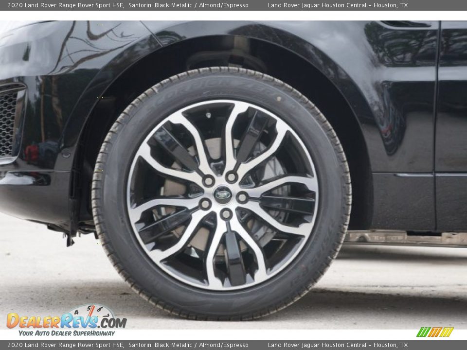 2020 Land Rover Range Rover Sport HSE Santorini Black Metallic / Almond/Espresso Photo #8