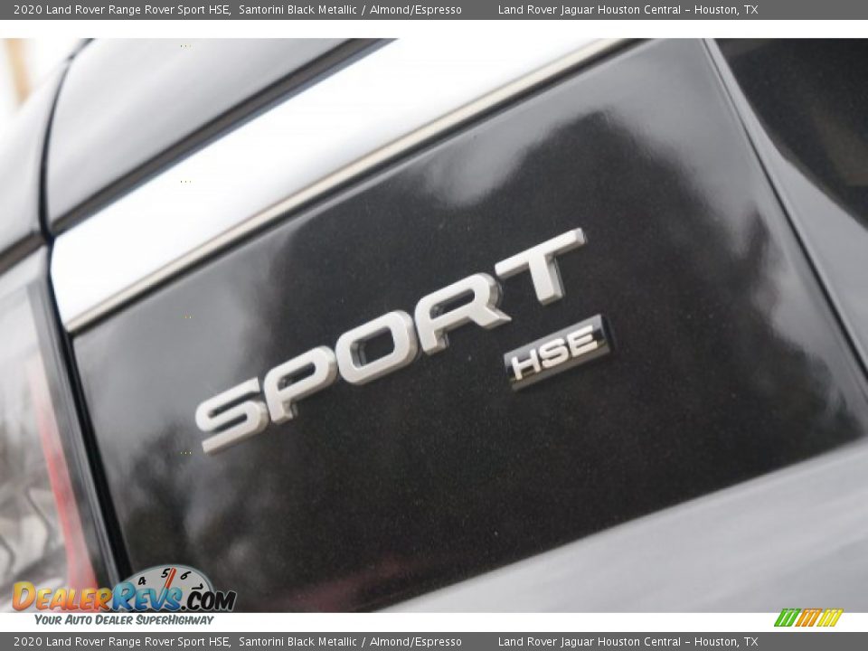 2020 Land Rover Range Rover Sport HSE Santorini Black Metallic / Almond/Espresso Photo #9