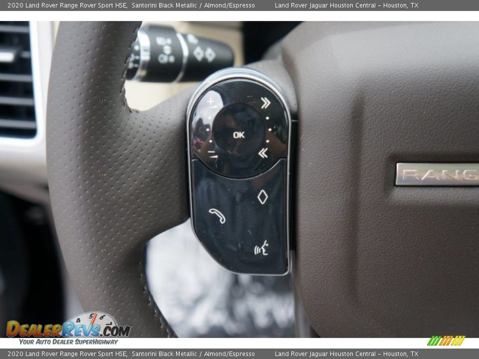 2020 Land Rover Range Rover Sport HSE Santorini Black Metallic / Almond/Espresso Photo #19