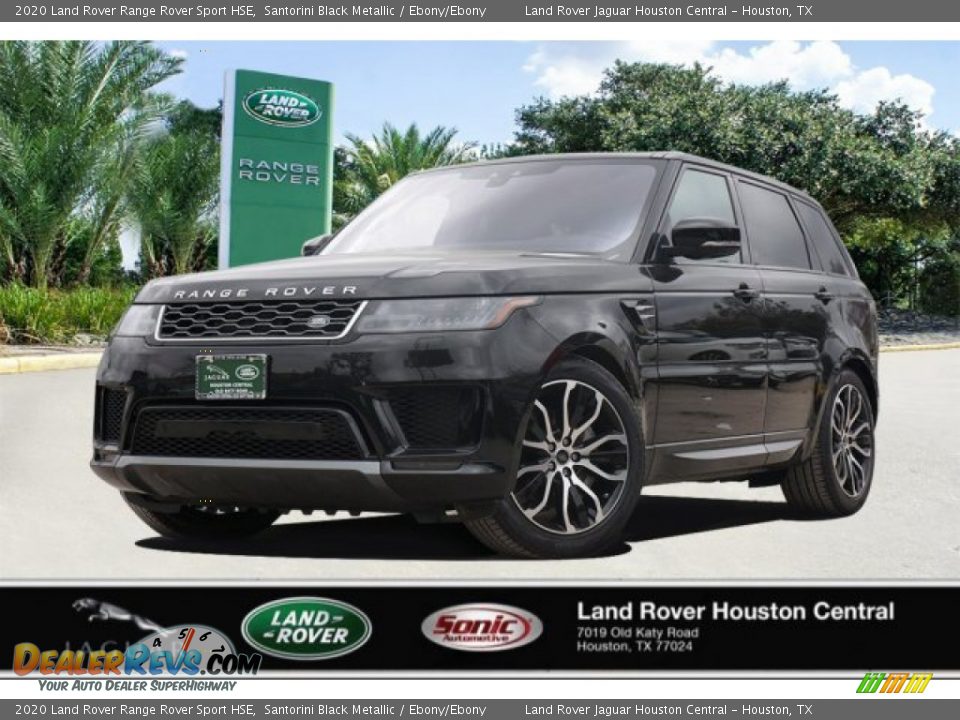 2020 Land Rover Range Rover Sport HSE Santorini Black Metallic / Ebony/Ebony Photo #1