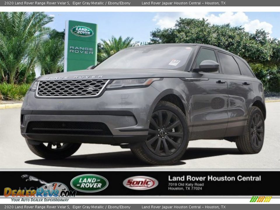 2020 Land Rover Range Rover Velar S Eiger Gray Metallic / Ebony/Ebony Photo #1