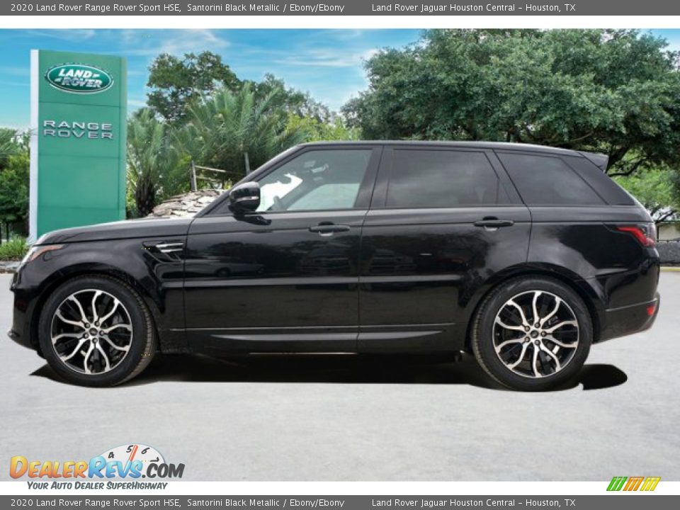 2020 Land Rover Range Rover Sport HSE Santorini Black Metallic / Ebony/Ebony Photo #2