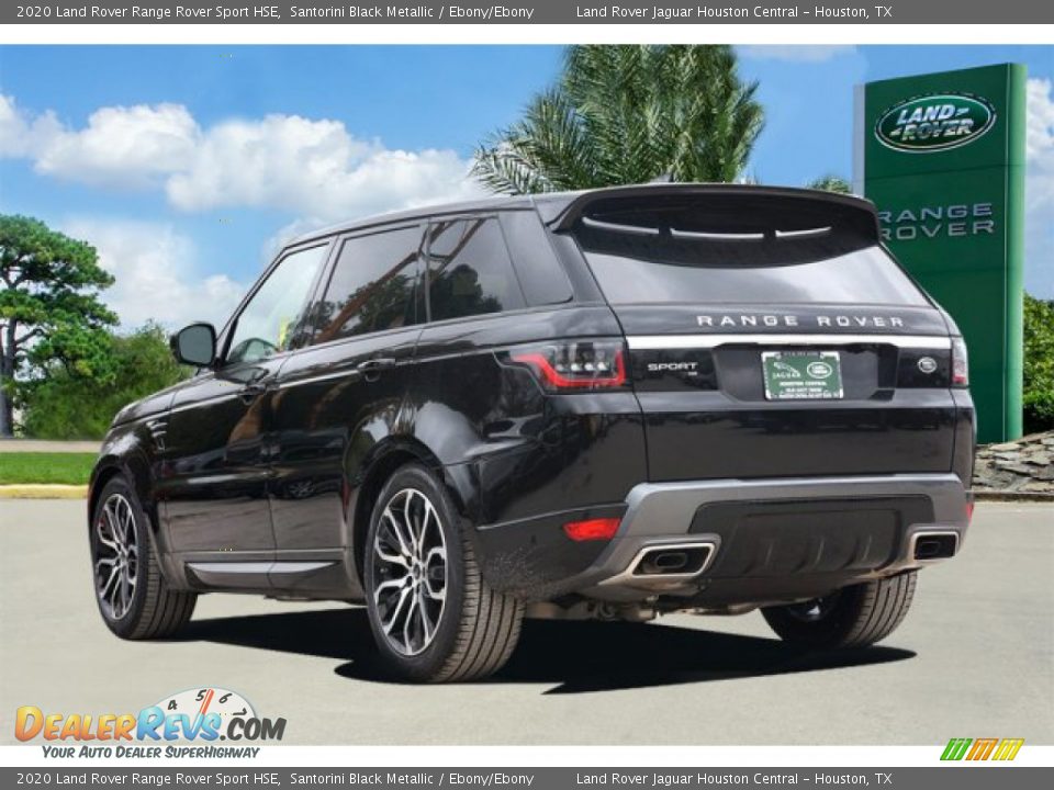 2020 Land Rover Range Rover Sport HSE Santorini Black Metallic / Ebony/Ebony Photo #3