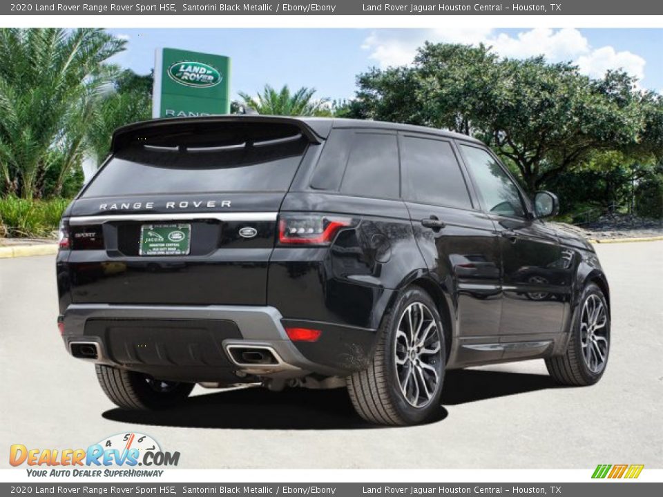 2020 Land Rover Range Rover Sport HSE Santorini Black Metallic / Ebony/Ebony Photo #4