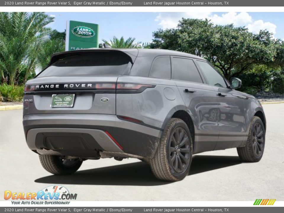 2020 Land Rover Range Rover Velar S Eiger Gray Metallic / Ebony/Ebony Photo #4