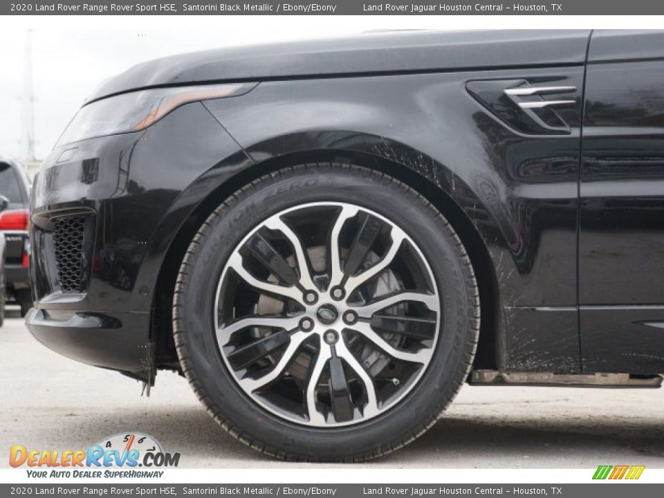 2020 Land Rover Range Rover Sport HSE Santorini Black Metallic / Ebony/Ebony Photo #6