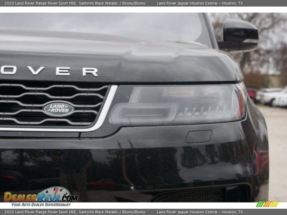 2020 Land Rover Range Rover Sport HSE Santorini Black Metallic / Ebony/Ebony Photo #7