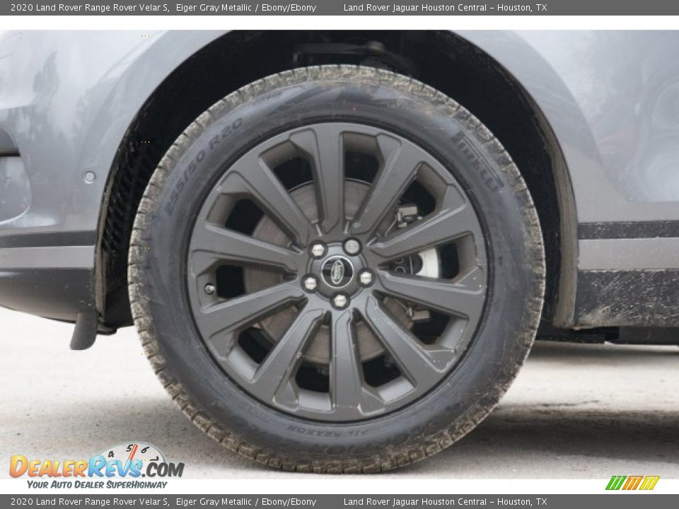 2020 Land Rover Range Rover Velar S Eiger Gray Metallic / Ebony/Ebony Photo #8
