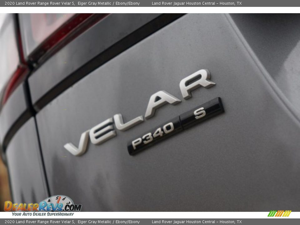 2020 Land Rover Range Rover Velar S Eiger Gray Metallic / Ebony/Ebony Photo #9