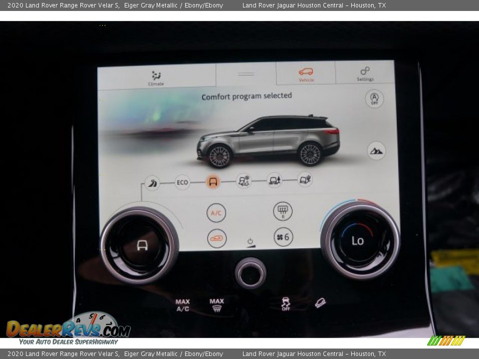 2020 Land Rover Range Rover Velar S Eiger Gray Metallic / Ebony/Ebony Photo #16
