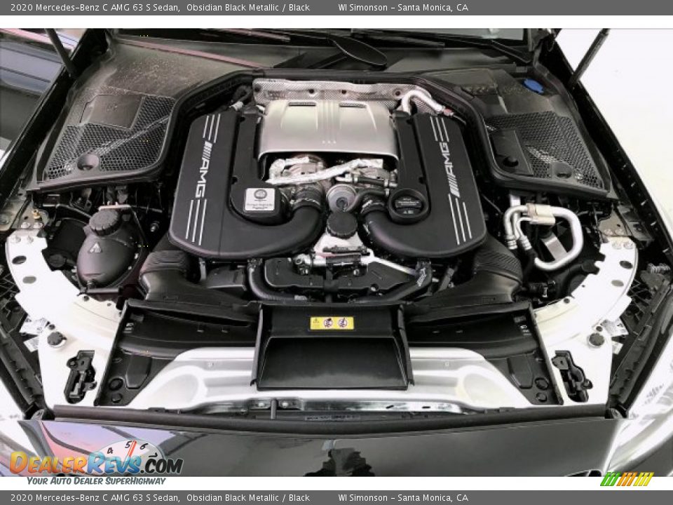 2020 Mercedes-Benz C AMG 63 S Sedan 4.0 Liter AMG biturbo DOHC 32-Valve VVT V8 Engine Photo #9