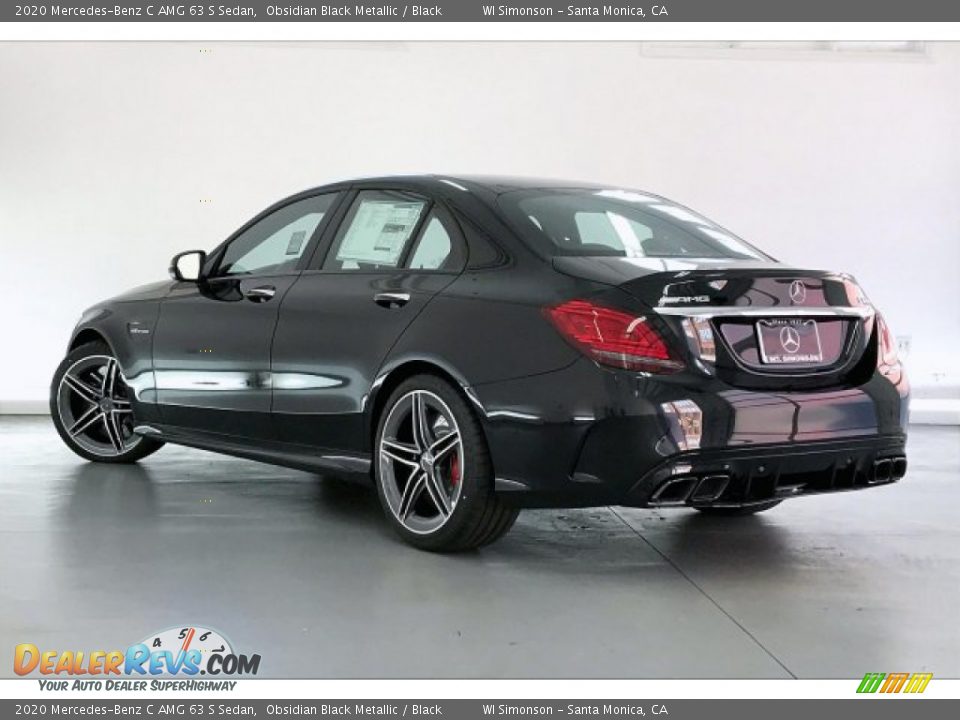 2020 Mercedes-Benz C AMG 63 S Sedan Obsidian Black Metallic / Black Photo #10