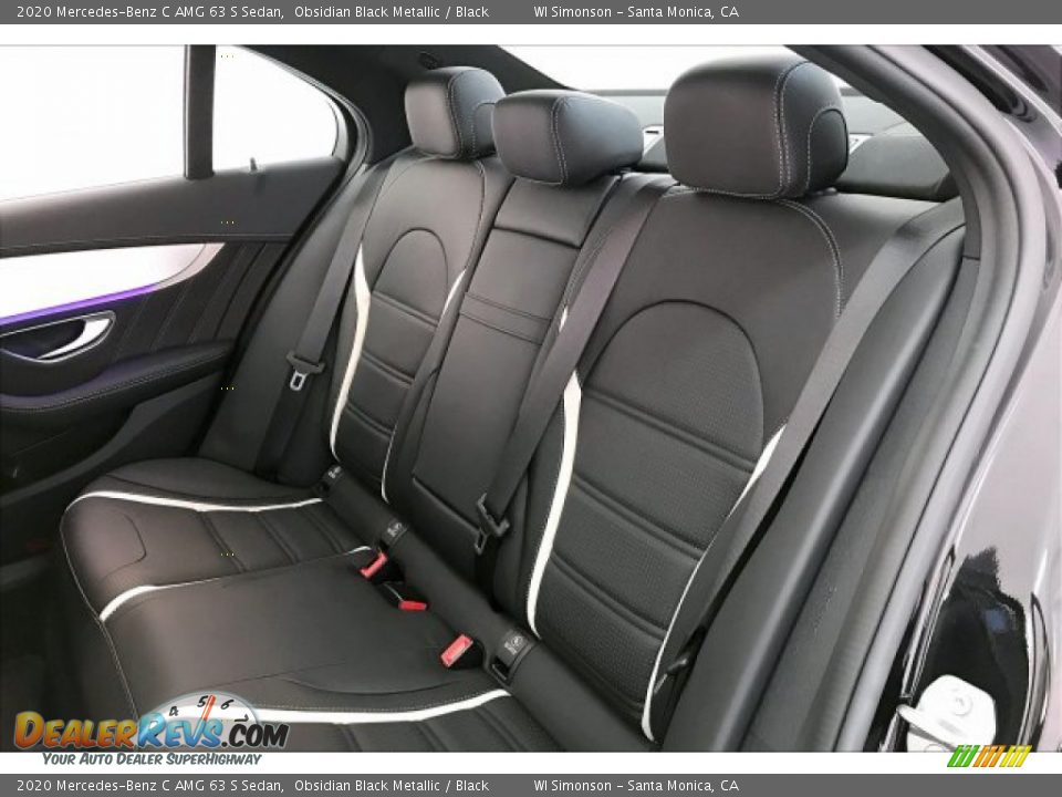 Rear Seat of 2020 Mercedes-Benz C AMG 63 S Sedan Photo #15