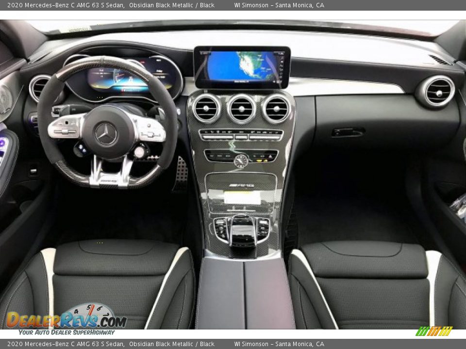 Dashboard of 2020 Mercedes-Benz C AMG 63 S Sedan Photo #17