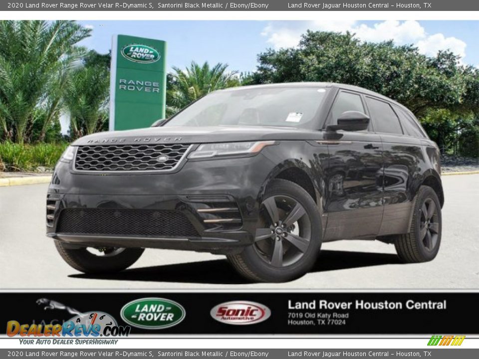 2020 Land Rover Range Rover Velar R-Dynamic S Santorini Black Metallic / Ebony/Ebony Photo #1
