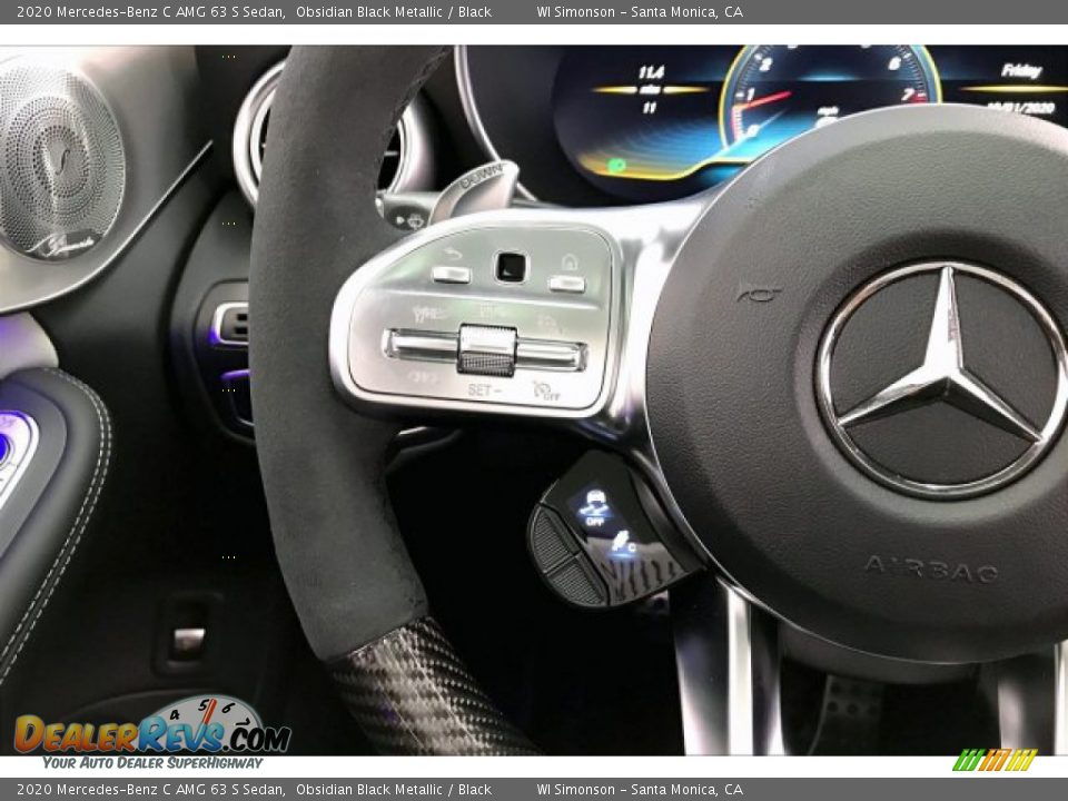 2020 Mercedes-Benz C AMG 63 S Sedan Steering Wheel Photo #18