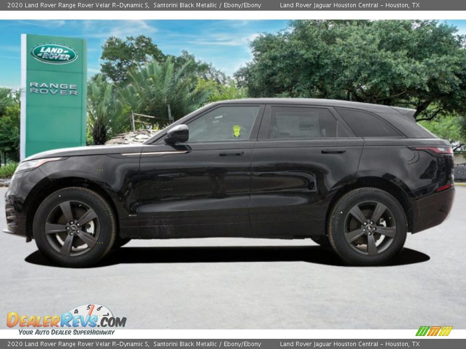 2020 Land Rover Range Rover Velar R-Dynamic S Santorini Black Metallic / Ebony/Ebony Photo #2