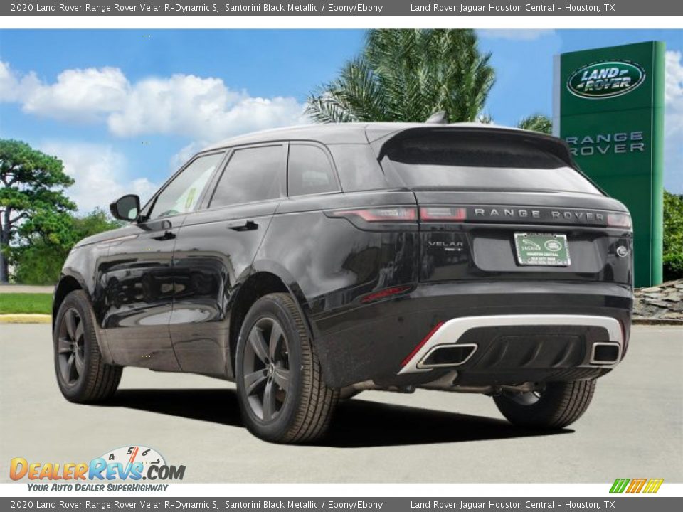 2020 Land Rover Range Rover Velar R-Dynamic S Santorini Black Metallic / Ebony/Ebony Photo #3