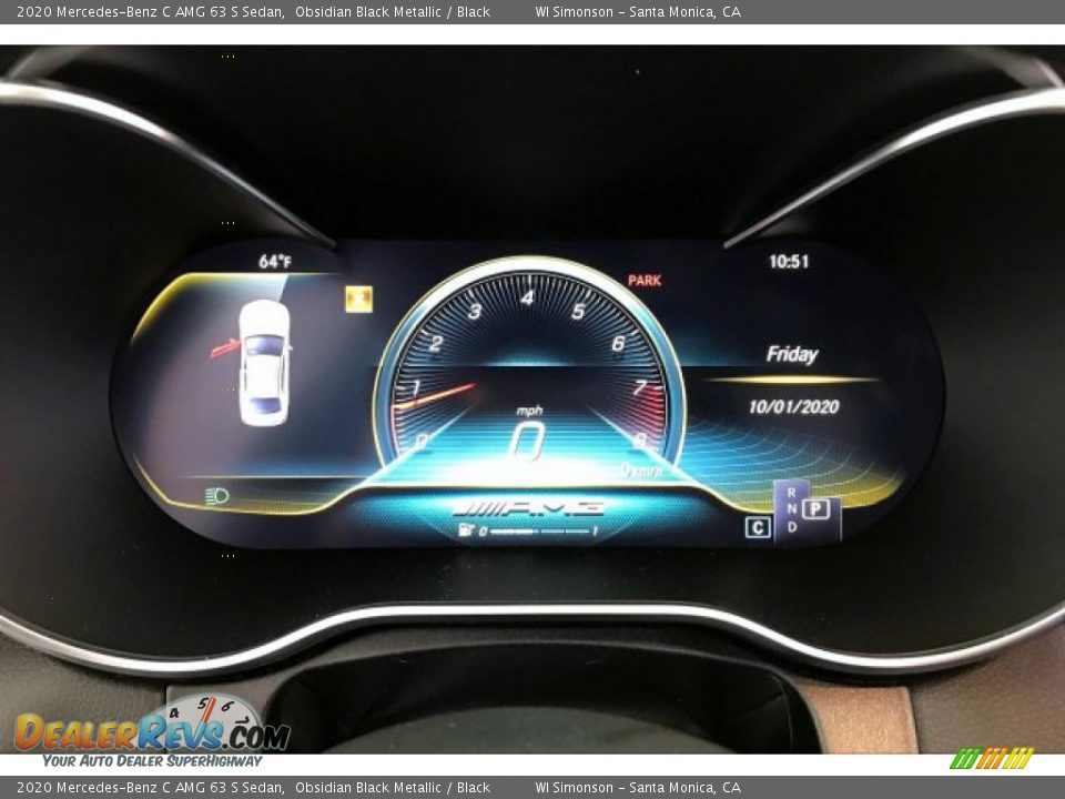 2020 Mercedes-Benz C AMG 63 S Sedan Gauges Photo #20