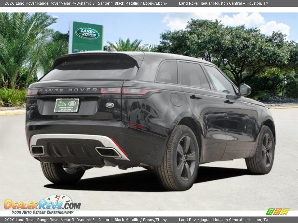 2020 Land Rover Range Rover Velar R-Dynamic S Santorini Black Metallic / Ebony/Ebony Photo #4