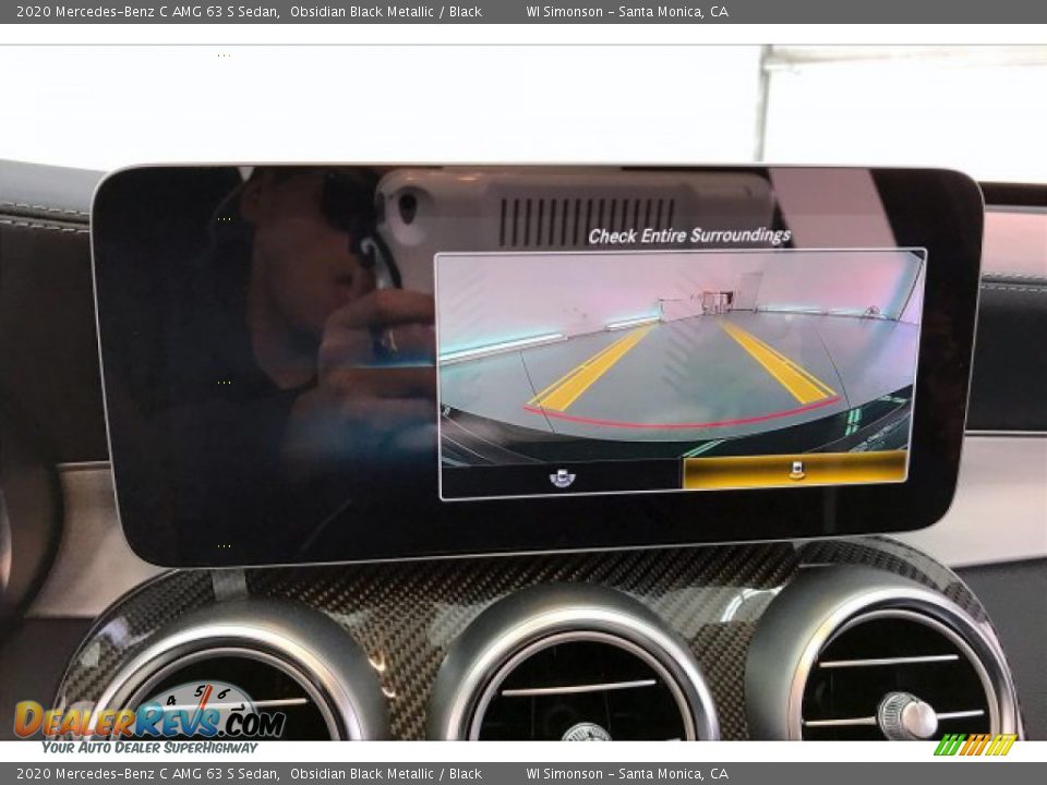 2020 Mercedes-Benz C AMG 63 S Sedan Obsidian Black Metallic / Black Photo #21