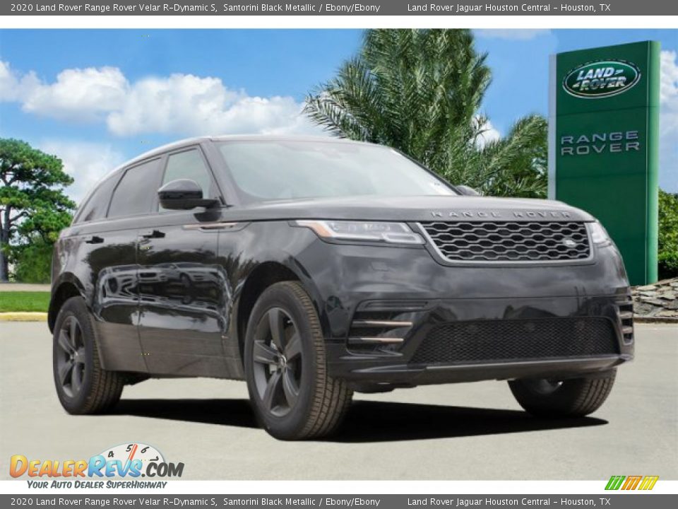 2020 Land Rover Range Rover Velar R-Dynamic S Santorini Black Metallic / Ebony/Ebony Photo #5