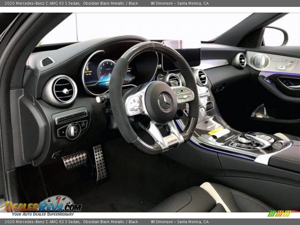2020 Mercedes-Benz C AMG 63 S Sedan Obsidian Black Metallic / Black Photo #22