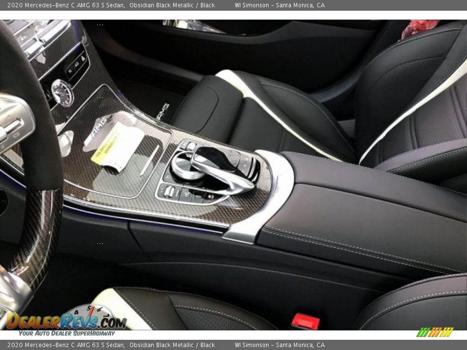 2020 Mercedes-Benz C AMG 63 S Sedan Obsidian Black Metallic / Black Photo #23
