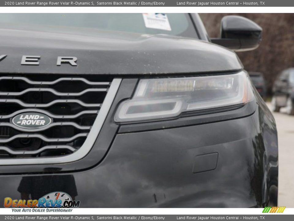 2020 Land Rover Range Rover Velar R-Dynamic S Santorini Black Metallic / Ebony/Ebony Photo #7