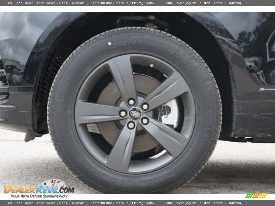 2020 Land Rover Range Rover Velar R-Dynamic S Santorini Black Metallic / Ebony/Ebony Photo #8