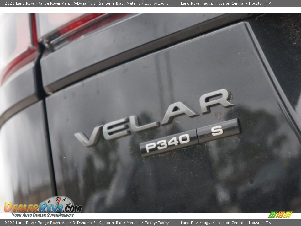 2020 Land Rover Range Rover Velar R-Dynamic S Santorini Black Metallic / Ebony/Ebony Photo #10