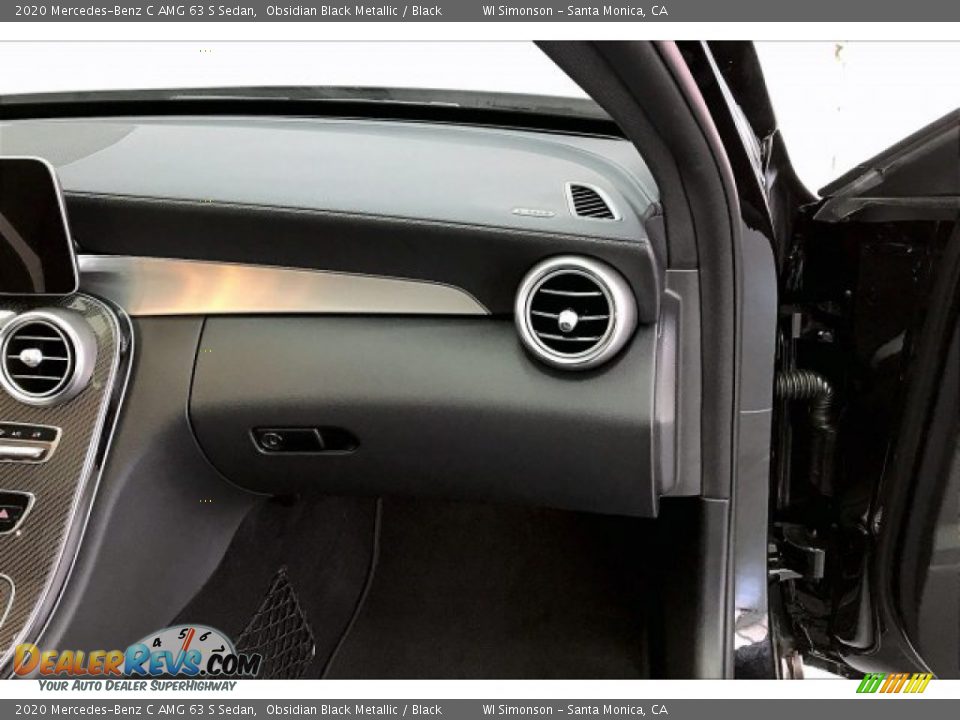 2020 Mercedes-Benz C AMG 63 S Sedan Obsidian Black Metallic / Black Photo #28