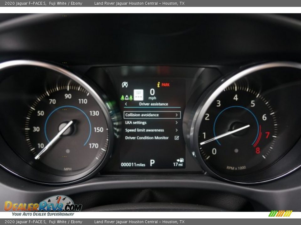 2020 Jaguar F-PACE S Fuji White / Ebony Photo #13